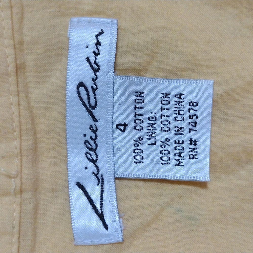 Lillie Rubin Floral Embroidered Cotton A-Line Skirt Size 4 Romantic Cottagecore - Picture 12 of 13